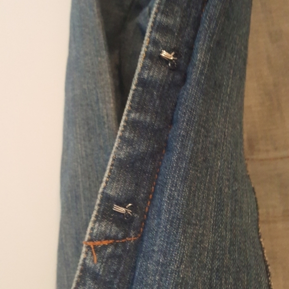 Paris Blues vintage blue jean denim jacket. M - Picture 4 of 11